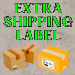 Extra Shipping Label - Yellow